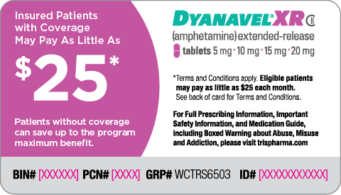 Dyanavel XR ADHD Savings Card